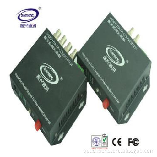 Video Digital Optical Converter 1/2/4 Channel